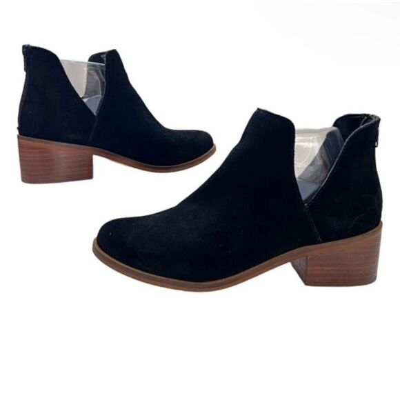 Steve Madden 7M Black Suede Lancaster Ankle Bootie Women’s - Picture 8 of 8